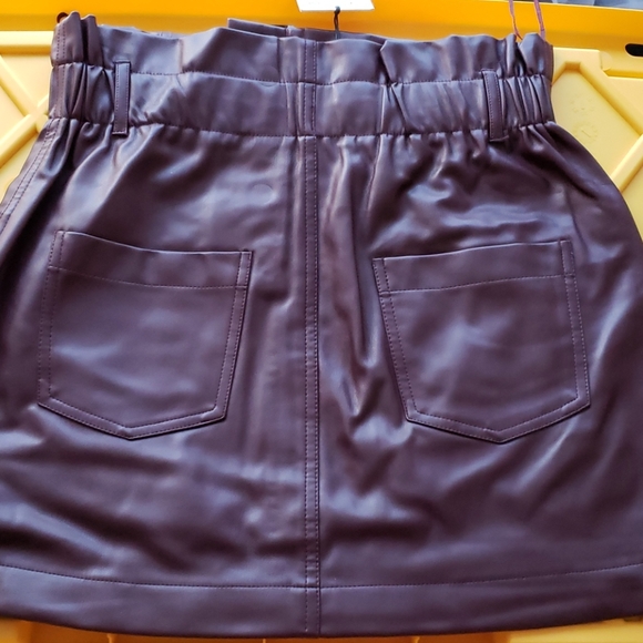 Zara faux leather mini skirt new - Picture 5 of 5